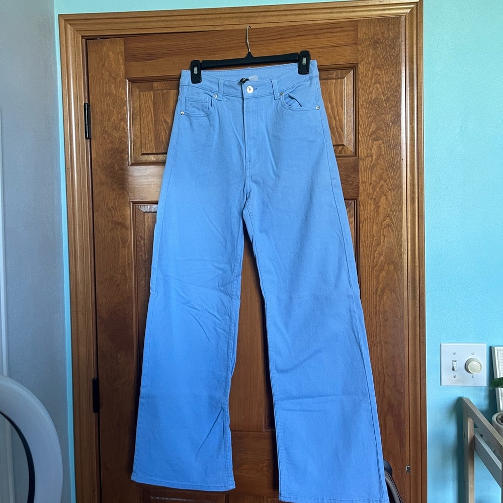 H&M blue denim pants